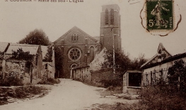 Eglise vue rue de la Verdure2