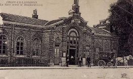 Gare avant bombardement guerre 14-18