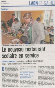 Le nouveau restaurant scolaire en service