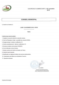 Convoc CM 12 11 2018