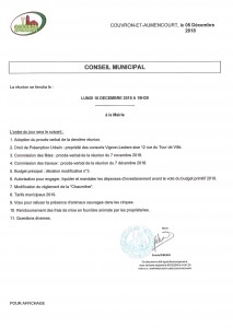 Convocation CM 10 12 2018