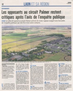 Les opposants au circuit Palmer restent critiques après l'avis de l'enquête publique