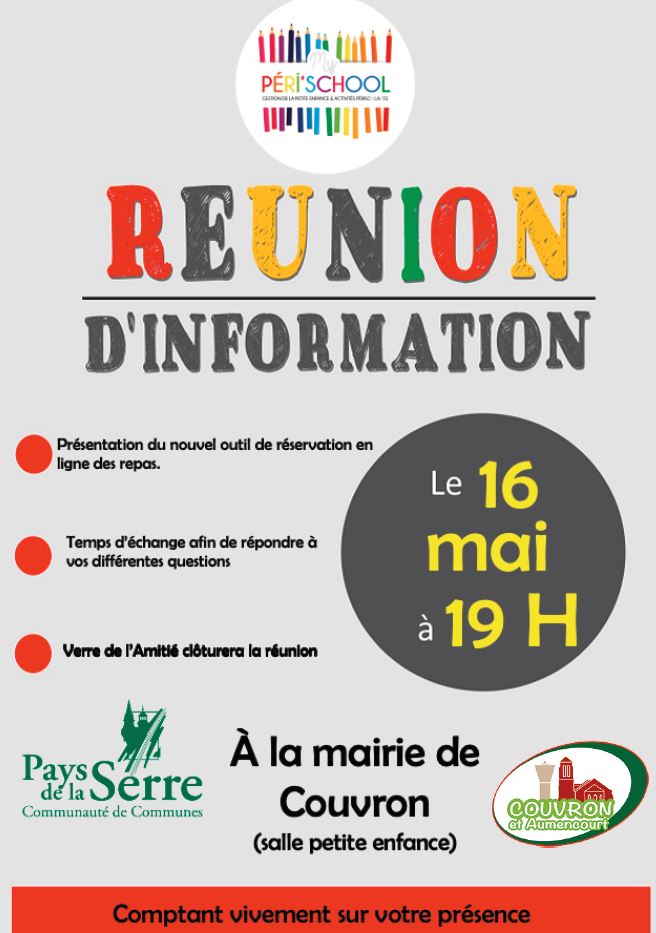Réunion information